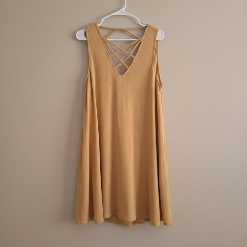 Blush Boutique Mustard Sleeveless Dress